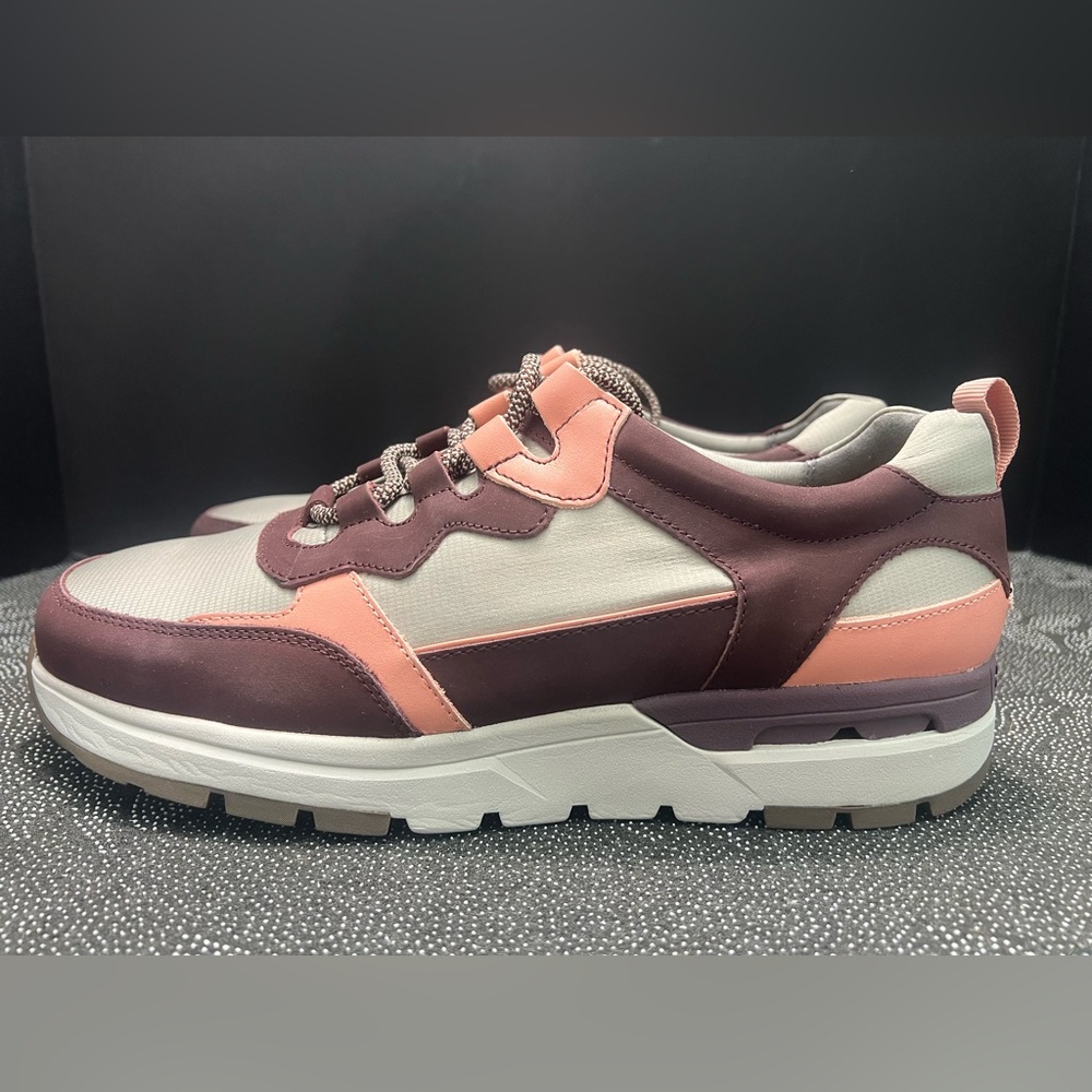 NWOB Rockport Pulse Tech Work EH Composite Fashion Sneakers In Merlot Size:11.5W - Picture 3 of 15